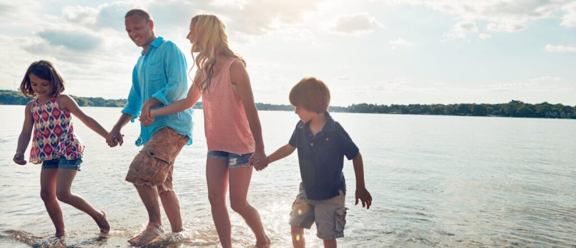One of the best things to do in Orange County with kids is head to the beach for a family day