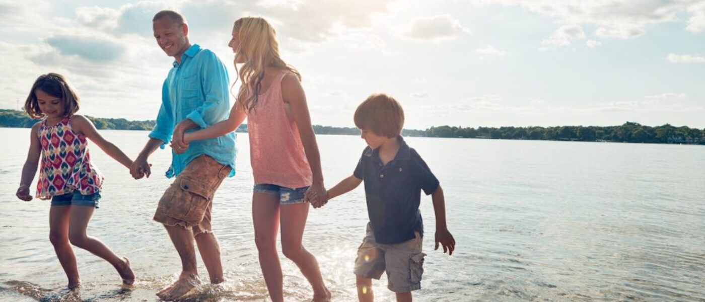 One of the best things to do in Orange County with kids is head to the beach for a family day